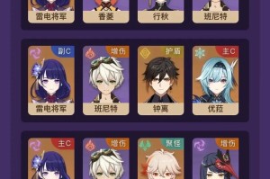 《原神角色卡搭配攻略大揭秘》（解锁最强阵容，卡牌战术绝对不能错过！）