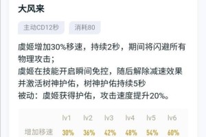 虞姬2技能最新攻略（虞姬2技能升级、战术搭配和实战技巧详解）